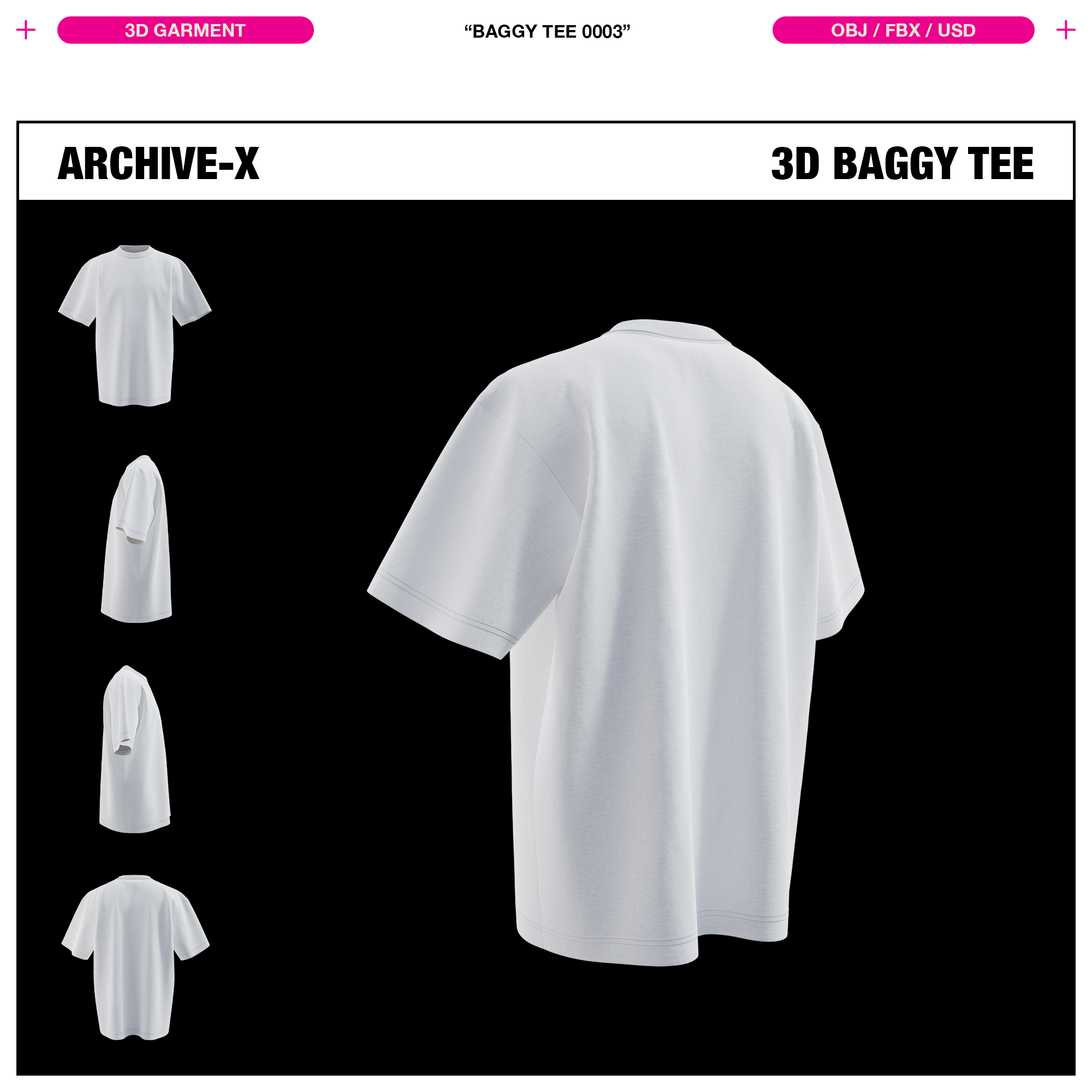 BAGGY TEE 0003 - 3D GARMENT