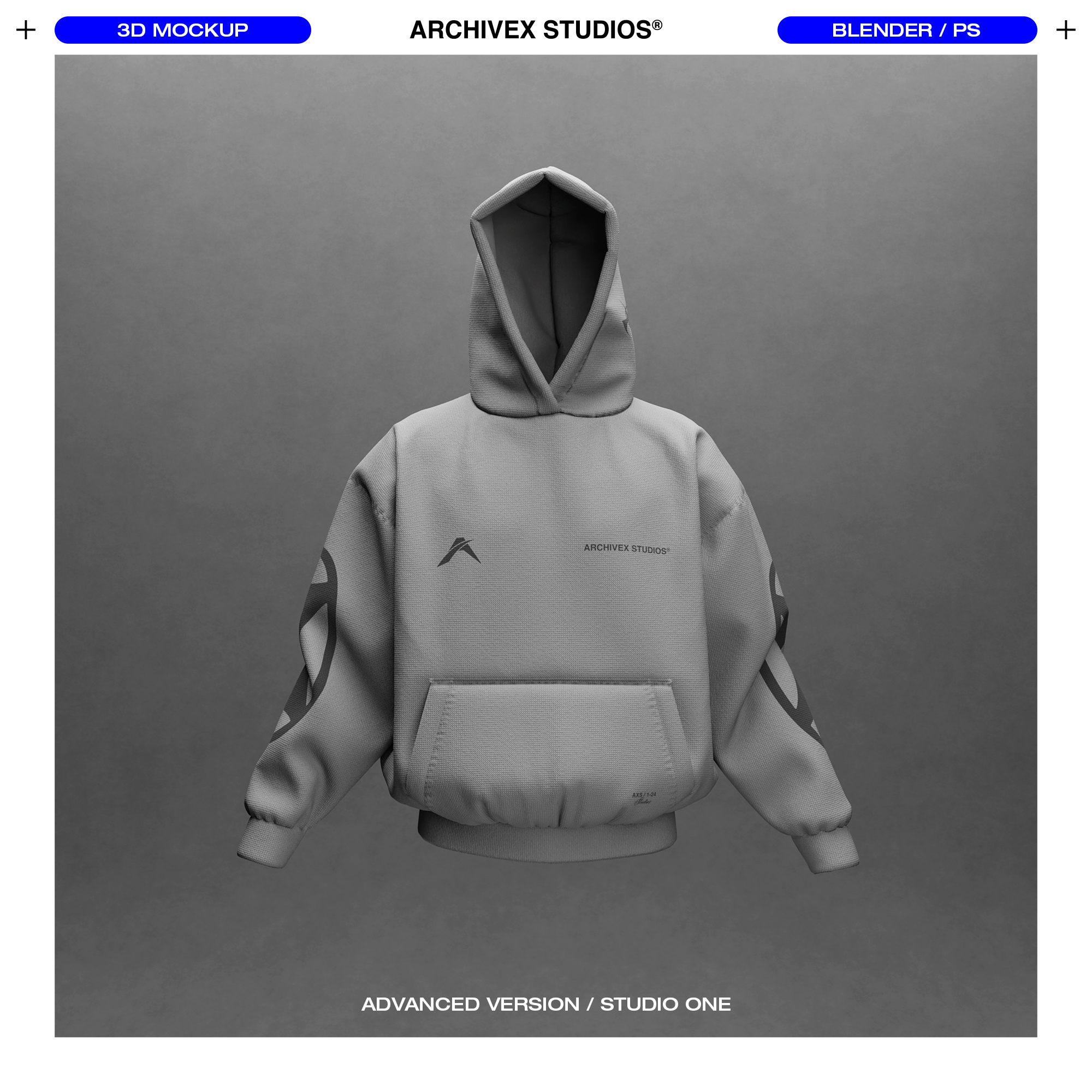 3D BOXY HOOD MOCKUP (X2)