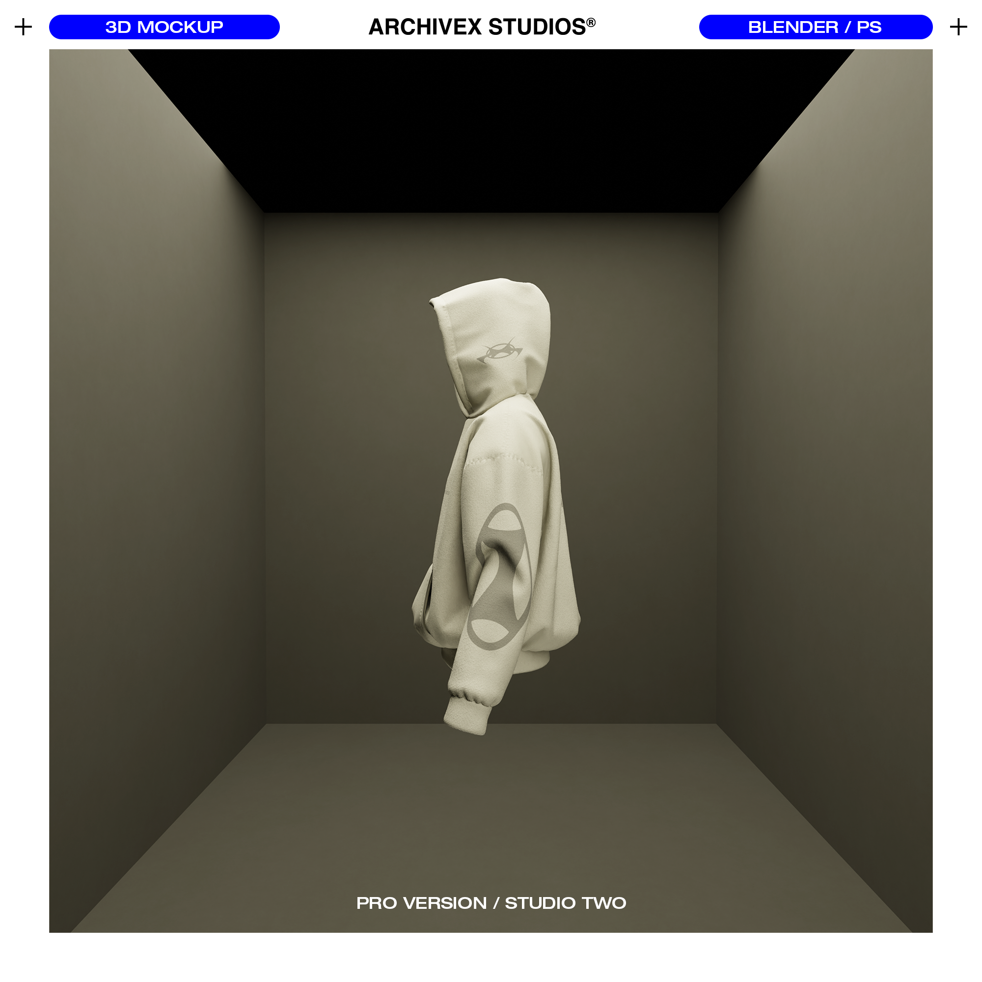 3D BOXY HOOD MOCKUP (X2)