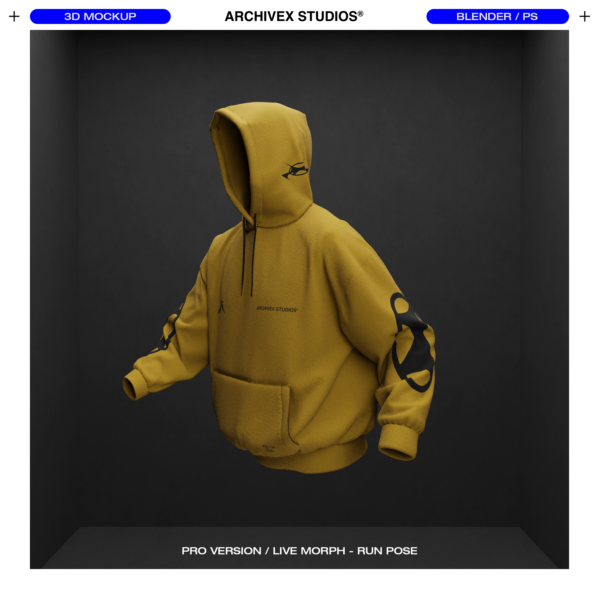 3D BOXY HOOD MOCKUP (X1)